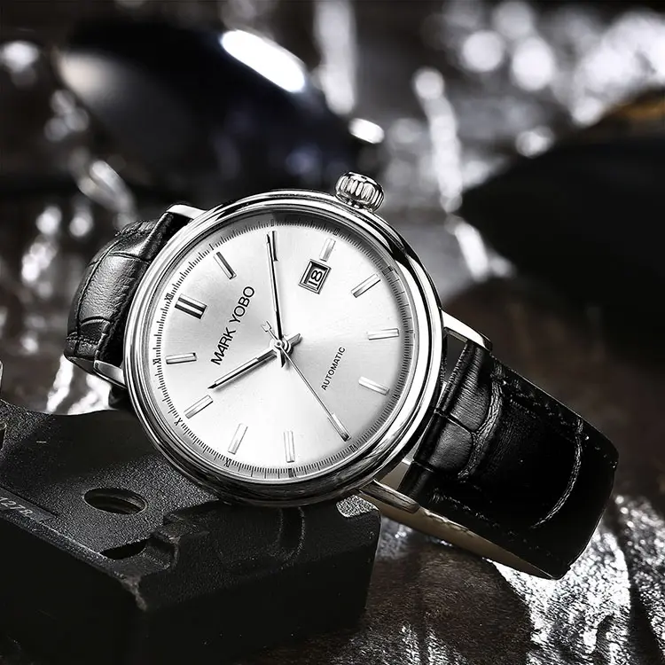 Customized 316L Stainless Steel Waterproof watch miyota 9015 Mens Automatic Mechanical Watch