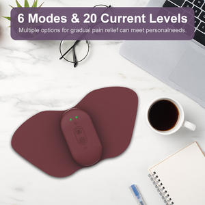 Coussinets d'électrodes chauffantes sans fil à 3 vitesses Appareil de soulagement de la douleur des périodes Masseur des dizaines Dispositif de soulagement de la douleur des périodes des femmes - Product Image 5