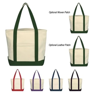 Two-Handle Large Capacity Eco-Friendly Durable Personalized Custom Design Cotton <b>Canvas</b> Tote Bag - Product Image 2