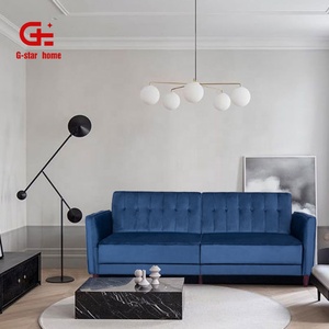 <span class=keywords><strong>Canapé</strong></span>-<span class=keywords><strong>Lit</strong></span> Moderne Pliable 3 <span class=keywords><strong>Places</strong></span> <span class=keywords><strong>en</strong></span> Velours Capitonnée pour Salon et Hôtel - Product Image 6