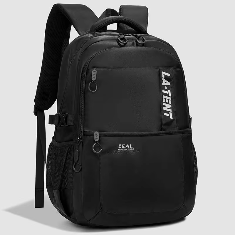New Simple Solid Color Backpack Universal