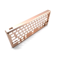 Servicios de Mecanizado CNC para Teclados Metálicos, Teclados de Aluminio Anodizado y Acero Inoxidable Hechos a Medida, OEM ODM