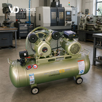 Compresseurs industriels à entraînement par courroie VERDES à économie d'énergie 4KW 5.5KW Compresseur d'air électrique portable silencieux Compresseur d'air à piston