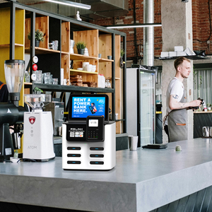 Banque d'alimentation partagée en gros d'usine <span class=keywords><strong>carte</strong></span> de crédit pour payer kiosque de charge de <span class=keywords><strong>téléphone</strong></span> à 6 emplacements avec fonction POS NFC - Product Image 6