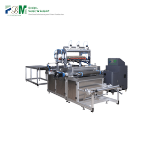 Macchina per la piegatura di filtri HEPA a mini pieghe |   Piegatrice Automatica per Filtri ULPA con Sistema di Distanziatori a Fusione a Caldo - Product Image 1