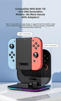 Support de charge AOLION pour Switch, station d'accueil ABS pour Nintendo Switch 2 Pro, manettes Joy-Con, type C, tout-en-un, support de console de jeu