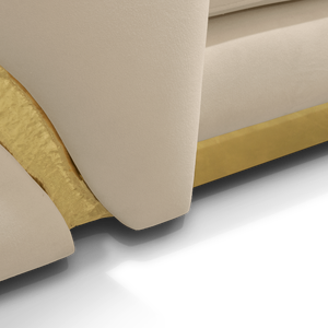 Sofá de Lujo de Arena de Río Jinshan para Sala de Estar, Moderno, de Alta Gama, Diseño Recto, Conjunto de Muebles para Villa - Product Image 6