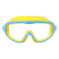 Lunettes de natation panoramiques pour enfants, vision large, anti-buée, protection UV, étanches, en silicone, pour garçons et filles