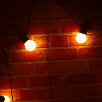 Guirlande lumineuse LED G50 de qualité supérieure pour extérieur, étanche, pour jardin, patio, cour, Noël, décorations féériques