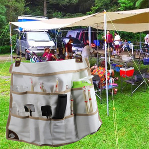 Bolsa de Almacenamiento para Utensilios de Cocina para Acampar al Aire Libre, Organizador Colgante Portátil para Barbacoa y Picnic, Diseño Plegable de 4-5L - Product Image 1