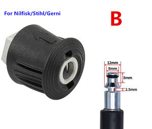 Adaptateur de <span class=keywords><strong>tuyau</strong></span> de nettoyeur haute pression, convertisseur de sortie de nettoyeur haute pression M22 pour Karchere Bosch Nilfisk - Product Image 6