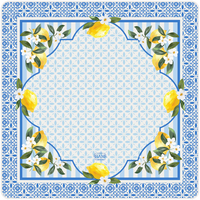 Heritage Check Mahjong Mat 33x33 Inç Lacivert Desen Kaymaz Kauçuk Taban Amerikan Oyunu Gece Masası Koruma Hediyesi
