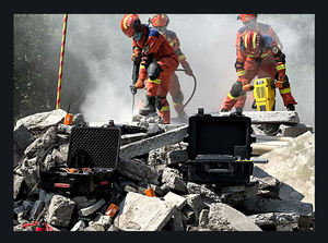 崩壊した構造物に閉じ込められた生きた犠牲者を検出して見つけるためのLSJ-ARDポータブルレーダーライフロケータ検出システム - Product Image 5