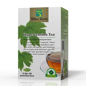 Hipertansiyon çayı doğal organik % çin otları, kan atıklarını temizlemek ve yüksek tansiyonu düzenlemek için vücudu düzenler