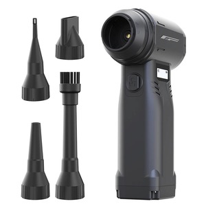 Ventilateur violent 90000 tr/min, souffleur d'air puissant, 9 vitesses réglables, ventilateur turbo portatif sans balais avec éclairage LED - Product Image 1