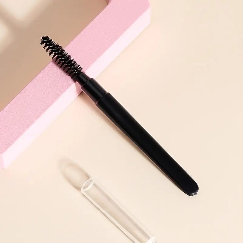 Wholesale Travel-Friendly Eyebrow Brush with Spiral Head and Cap Perfect for Mascara Application and Eye Makeup
