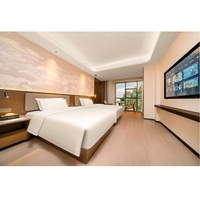 Ensemble de meubles de chambre d'hôtel de luxe sur mesure SHIYI, mobilier moderne pour suite de chambre d'hôtes avec lit double, provenant d'un fabricant chinois