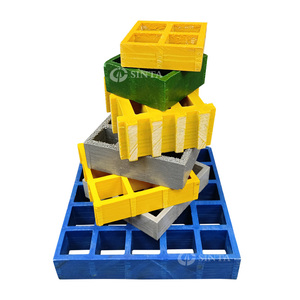 Mini grille en FRP 19*19mm antidérapante pour passerelle <span class=keywords><strong>sur</strong></span> le pont au bord de la rivière Petite grille en plastique renforcé de fibre de verre - Product Image 3