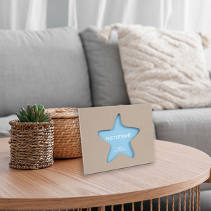 Mùa hè bãi biển theo chủ đề 4x4inch MDF Starfish Shaped khung ảnh cho nhà cà phê trang trí cửa hàng - Product Image 6