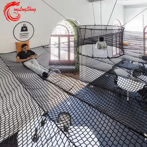 Hamac d'escalade suspendu avec filet de sécurité <span class=keywords><strong>anti</strong></span>-chute pour enfants et adultes - Product Image 2