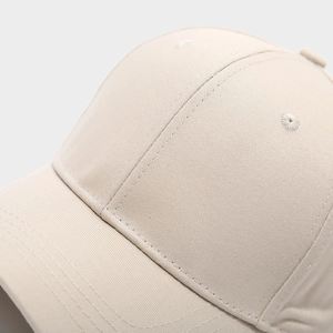 Spring Summer Outdoor Sports Sunhat Solid Color Simple Casual Baseball Cap Structured Cotton 6 Panel Sports <b>Hat</b> - Product Image 4