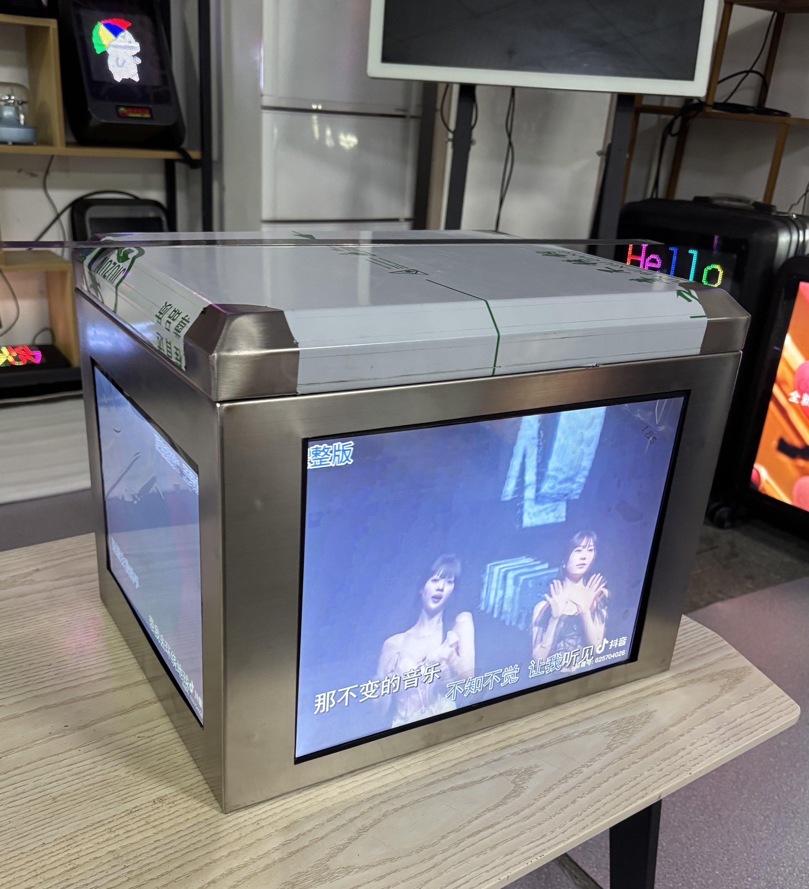 4G Wi-Fi LED Mobile Billboard Motorcycle Box – Magnetic, Waterproof