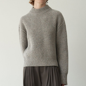 <span class=keywords><strong>Pull</strong></span> tricoté à <span class=keywords><strong>col</strong></span> roulé et demi-<span class=keywords><strong>col</strong></span> roulé, personnalisé, couleur unie, Turquoise, <span class=keywords><strong>Beige</strong></span>, 5 tailles - Product Image 3