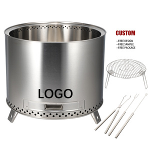 موقد نار للتخييم في الهواء الطلق بدون دخان وصل حديثًا، موقد حطب بدون دخان للاستخدام الخارجي، حفرة نار للتخييم، موقد للتجمعات - Product Image 1