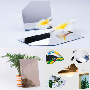 <span class=keywords><strong>Oro</strong></span> argento flessibile specchio acrilico foglio plastica PMMA perspex specchio foglio pannello pannello acrilico PS PC PETG specchio PET - Product Image 3