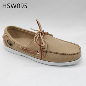 CXT,2025 Nuevos zapatos planos de cuero de gamuza para caminar diariamente Zapatos mocasines de color arena cómodos hechos a mano HSW095 - Product Image 2