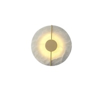 Lampe murale en laiton massif postmoderne, style nuage, pour chambre à coucher, chevet, bureau, design inspiré, minimaliste, éclairage personnalisé pour la maison