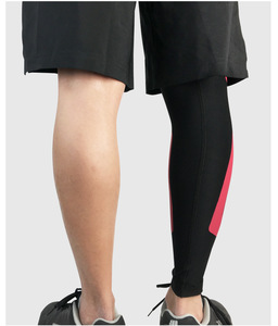 Protector de rodilla para ciclismo para correr, protector de pierna ajustado deportivo con cubierta de pantimedias para proteger la pierna para hombres y mujeres con tubo largo - Product Image 3