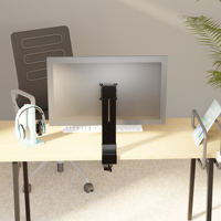Meuble de bureau OEM argenté Prix compétitif Bras de moniteur PC triple LCD flexible