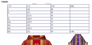 Unisex Church Vestments Priester Klerus Kasel Katholische Messe Kostüm Robe Halloween Kostüm Robe Kasel Priester - Product Image 4