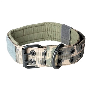 Luxe Tactische Stijl Zware Hondenhalsbanden En Riemen Met Metalen Gesp Op Maat Logo Voor Grote En Brede Honden Groothandel - Product Image 5