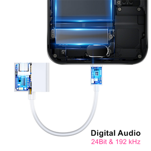 Großhandel 3,5mm Jack Kopfhörer zu 2 in 1 Aux Typ C Adapter Audio Splitter für Samsung für Huawei - Product Image 3
