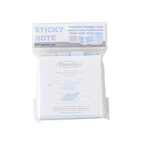 Planwith Customizable Foldable Sticky <strong>Notes</strong> Colorful Adhesive Tearable Memo Pad 4 Colors Student <strong>Exam</strong> Study Office Stationery - Product Image 6