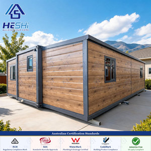 Casa Contenedor Prefabricada Expandible de 20 y 40 Pies, Estándares Australianos, 1, 2, 3, 4, 5 Dormitorios, Plegable, en Venta, Casa Portátil Tipo Villa - Product Image 1