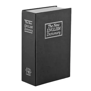 1 adet toptan İngilizce sözlük güvenli kitap banka şekilli kumbara Metal kumbara para kutusu figürinler tasarrufu para ev dekor Gi