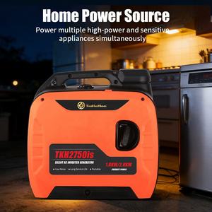 เครื่องกำเนิดไฟฟ้าสำรองแบบอินเวอร์เตอร์ ใช้แก๊สโซลีน 1.8KW 2KW 4 จังหวะ สตาร์ทแบบมือหมุน พร้อมแผงควบคุมดิจิตอล - Product Image 6