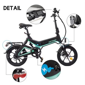 <span class=keywords><strong>HITWAY</strong></span> Mini <span class=keywords><strong>vélo</strong></span> <span class=keywords><strong>électrique</strong></span> pliant 250W 36V 16 pouces <span class=keywords><strong>vélo</strong></span> de ville <span class=keywords><strong>électrique</strong></span> <span class=keywords><strong>pliable</strong></span> <span class=keywords><strong>vélo</strong></span> <span class=keywords><strong>électrique</strong></span> pas cher adulte batterie scooter - Product Image 2