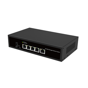 สวิตช์อีเธอร์เน็ต10Gbps พอร์ต RJ-45 SNMP QoS 5x10G รองรับ10g/5g/2.5g/1000M การเจรจาอัตโนมัติความจุของสวิตช์100G สำหรับ DIY - Product Image 1