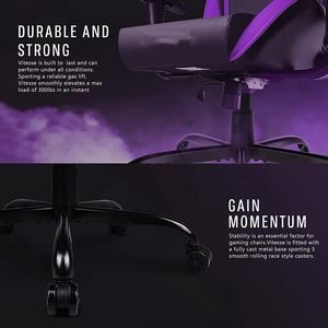 Ddp – chaise de repos bon marché, livraison gratuite, accoudoirs fixes de jeu, Stuhl, dossier haut, course, inclinable, violette, chaise de jeu pour adultes - Product Image 6