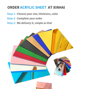 Top bền và đàn hồi chống trầy xước ép đùn PMMA mềm đầy đủ cơ thể lớn tấm gương acrylic cho tường - Product Image 6