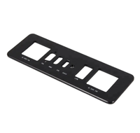 Mini amplificateur stéréo professionnel 200W actif avec usinage de précision CNC panneau avant en aluminium métal personnalisé pour un usage domestique