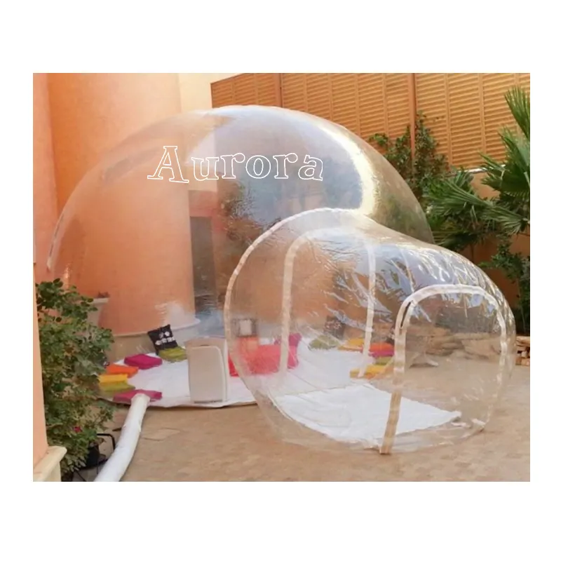 Hot selling camping tent house outdoor Igloo bubble tent Inflatable Dome clear bubble tent house for camping