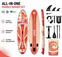 Nouveau produit d'usine 2026 : Planche de paddle gonflable en matériau Drop Stitch avec accessoires