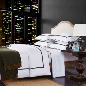 Tùy Chỉnh Bộ Đồ Giường Đặt Sang Trọng Bộ Đồ Giường Duvet Cover <span class=keywords><strong>Set</strong></span> Trắng Khăn Ga Giường 100 Cotton Cho Mùa Đông - Product Image 3