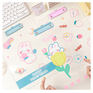 Custom Printed <strong>Cute</strong> Transparent Plastic Acrylic Drawing <strong>Clipboards</strong> A4 <strong>Folder</strong> and Box Usage for School - Product Image 4