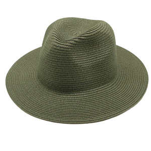 Chất Lượng Cao Biểu Tượng Tùy Chỉnh Cổ Điển Thoáng Khí Sunhats 25 Màu Sắc Unisex Rộng vành Mùa Hè Bãi Biển Panama Mũ Rơm - Product Image 3